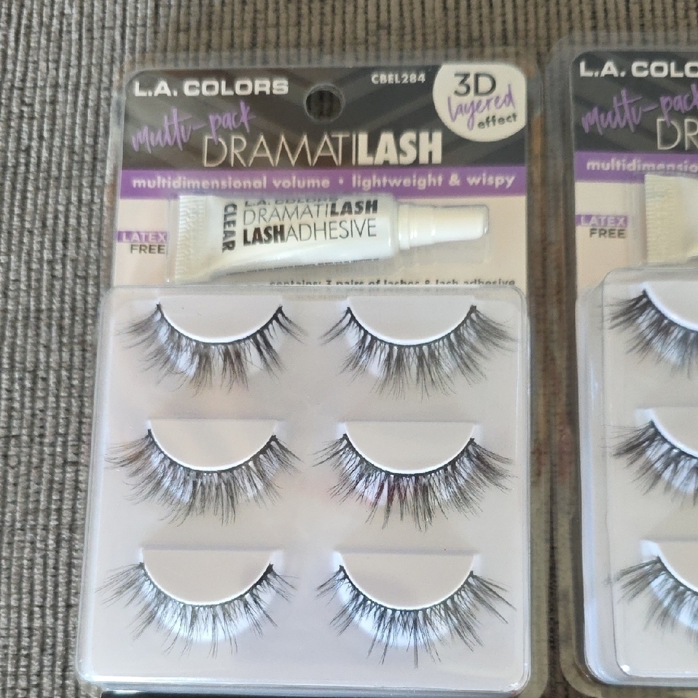 L.A. Colors Drama Lash, Kiss, And Ardell  Eyelash Collection, New, 8 Packs. - Picture 8 of 12